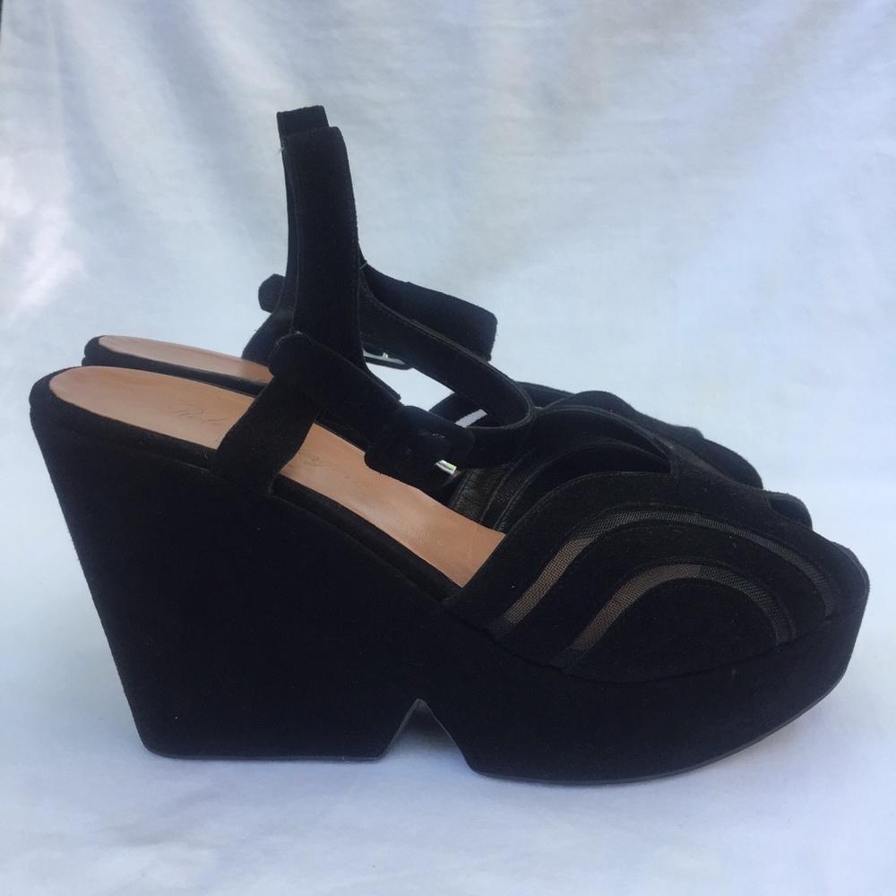Robert Clergerie Suede Wedges